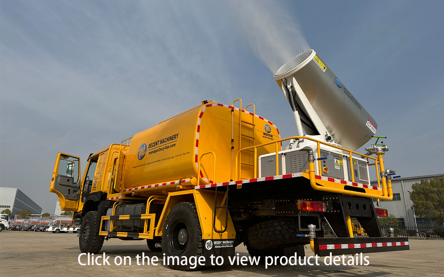 ¡Conocimiento! Decent Machinery presenta un nuevo cañón de niebla montado en vehículos